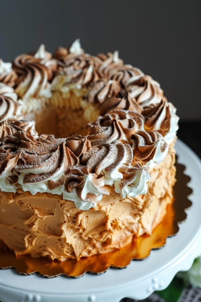 Storage French Silk Angel Food Cake