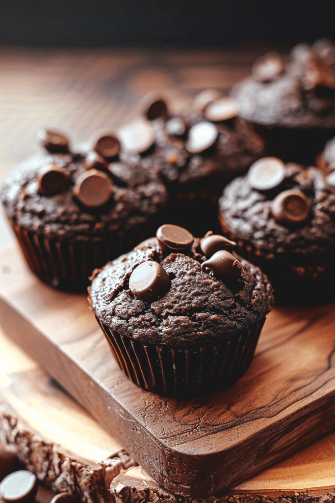 Storage Fudgy Vegan Double Chocolate Beet Muffins