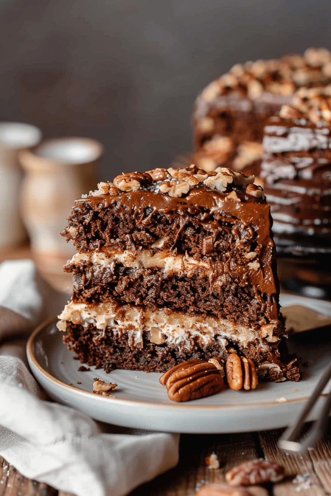 Storage German Chocolate Cake