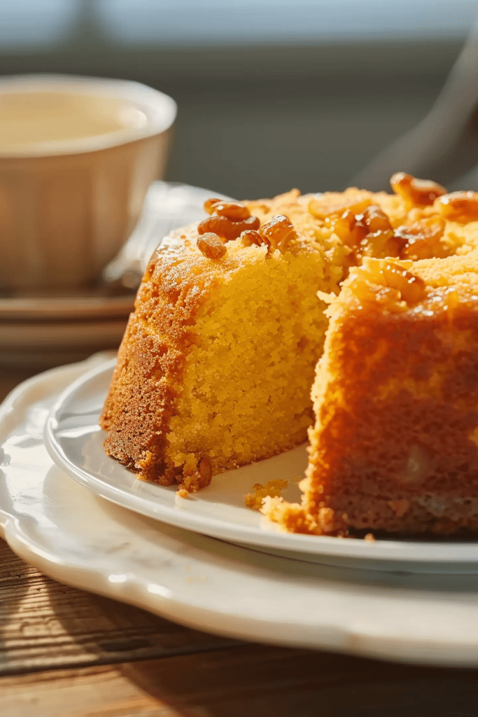 Storage Golden Rum Cake