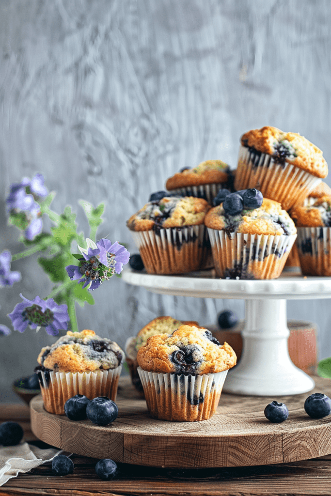 Storage Healthy Blueberry Zucchini Muffins