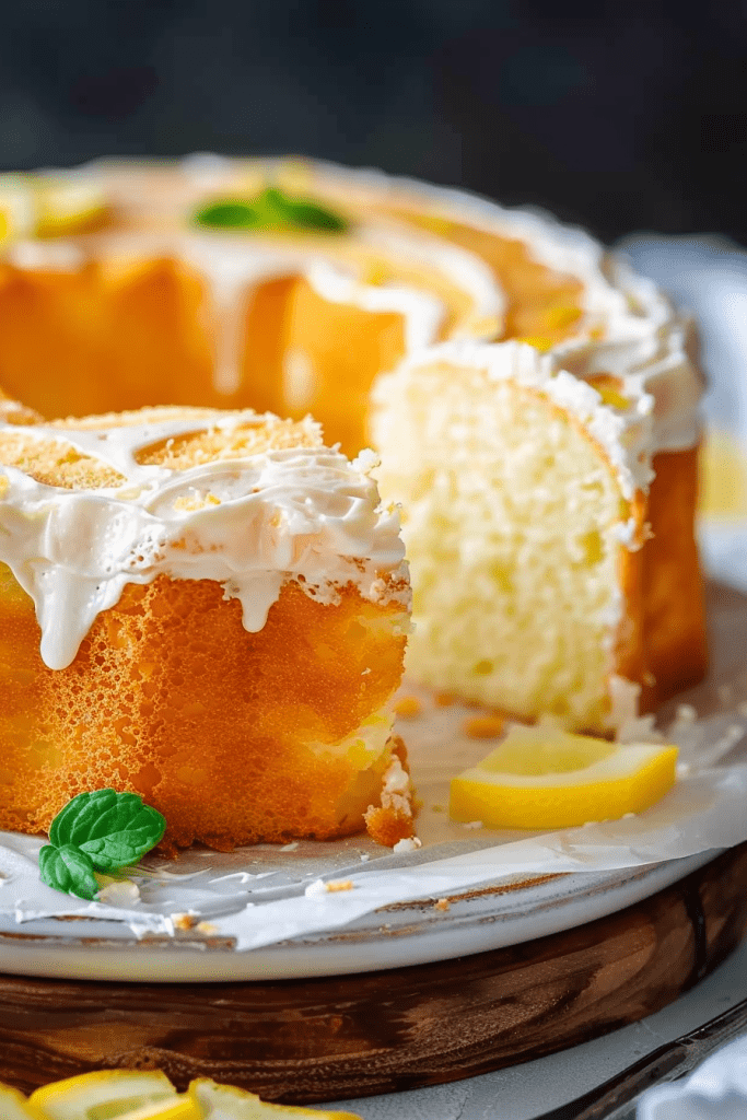 Storage Lemon Chiffon Cake