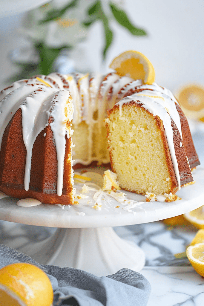 Storage Lemon Cream Cheese Pound Cake