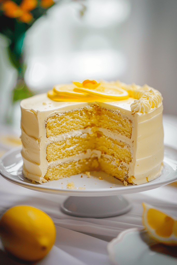 Storage Lemon Velvet Cake