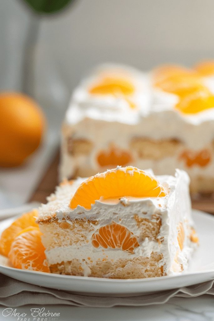 Storage Mandarin Orange Angel Food Cake