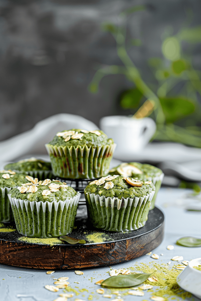 Storage Oatmeal Green Smoothie Muffin