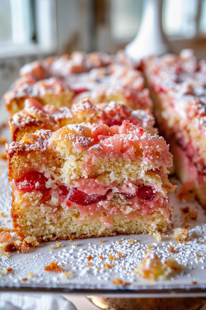 Storage Oma's Rhubarb Cake