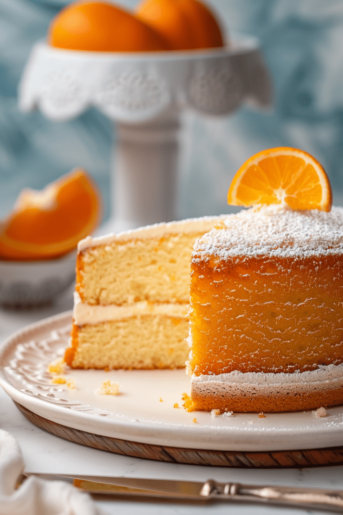 Storage Orange Chiffon Cake