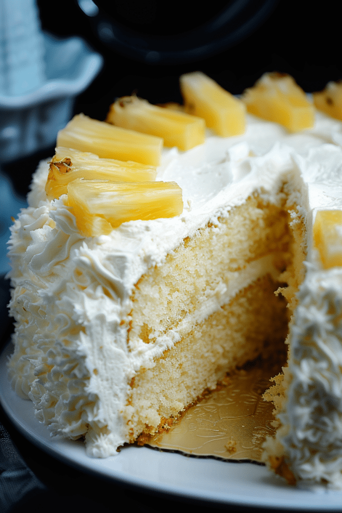 Storage Pineapple Angel Food Cake