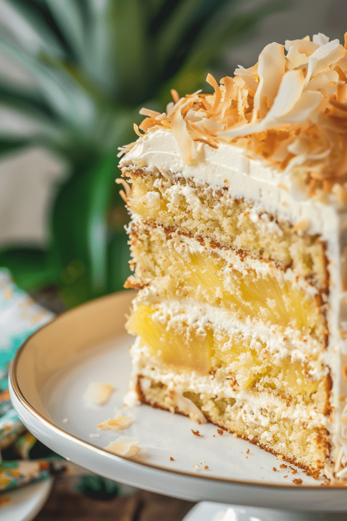 Storage Pineapple Coconut Cake