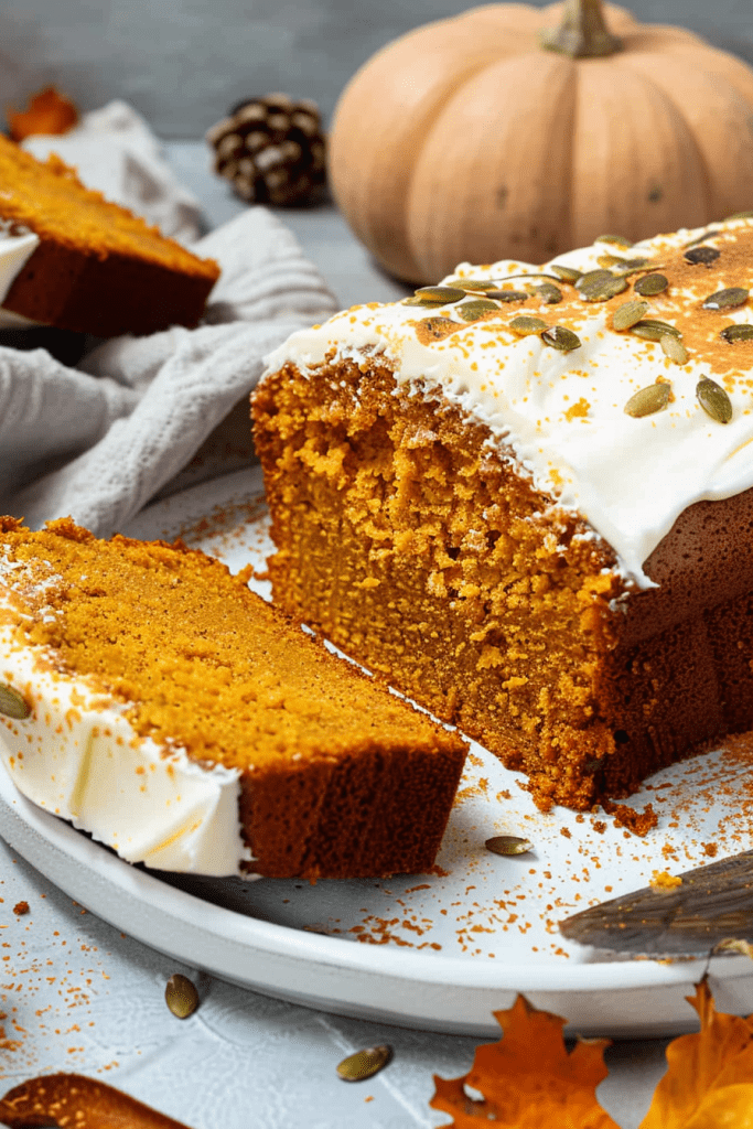 Storage Pumpkin Cream Cheese Pound Cake