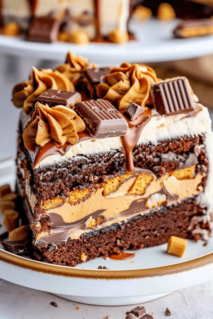 Storage Reese's Peanut Butter Poke Cake