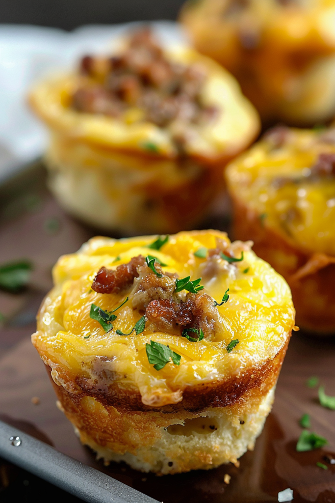 Storage Sausage Egg and Cheese Muffins