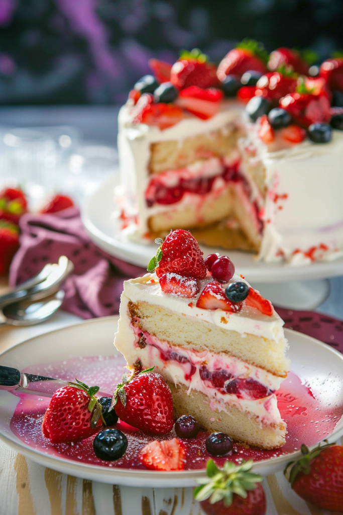 Storage Strawberry Mascarpone Cake