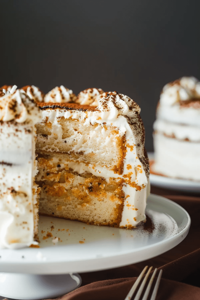 Storage Tiramisu Angel Food Cake