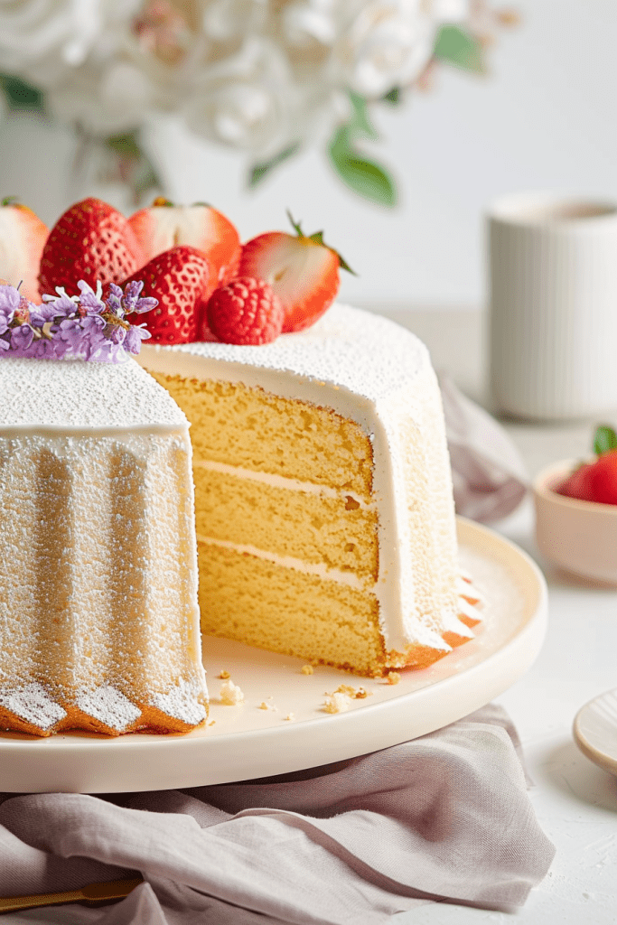 Storage Vanilla Chiffon Cake