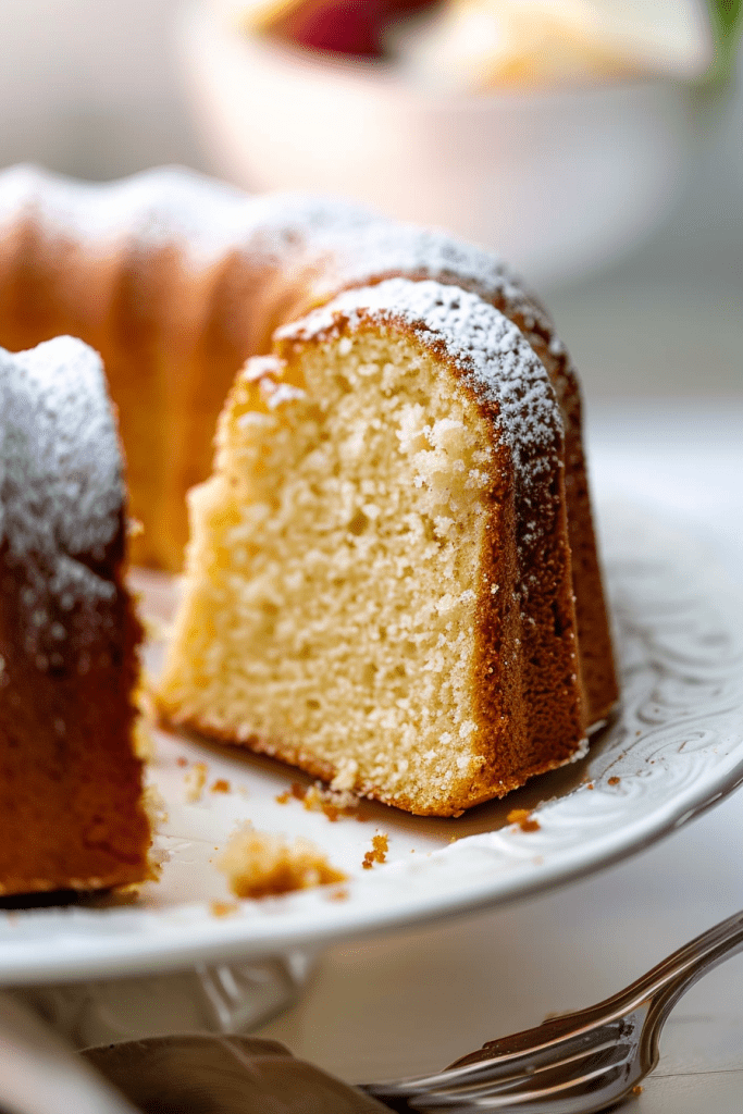 Storage Vanilla Pound Cake