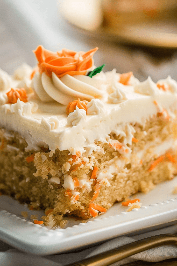 Storing Carrot Poke Cake