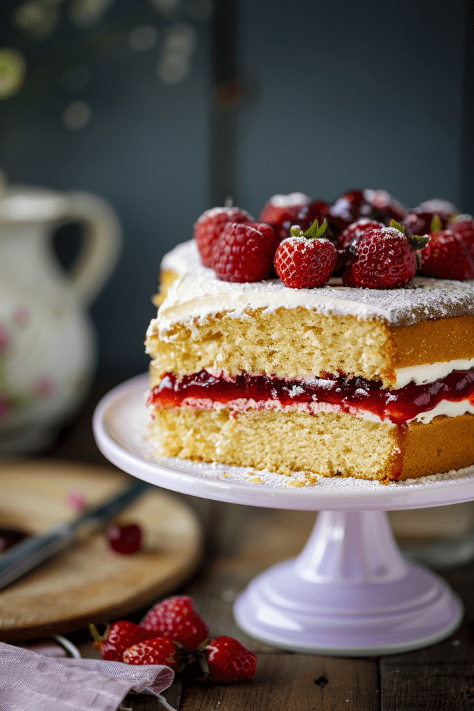 Storing Classic Victoria Sandwich Cake