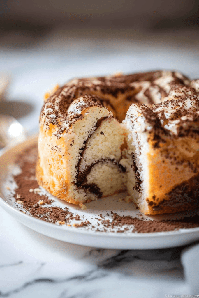 Storing Marble Chiffon Cake