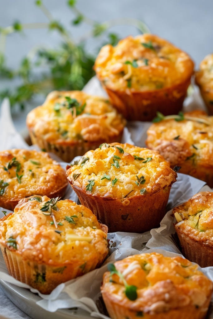 Storing Savory Cheese Muffins