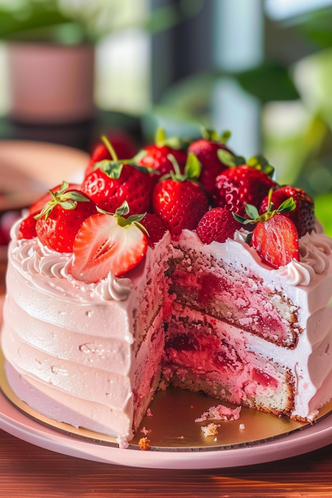 Storing Strawberry Cake