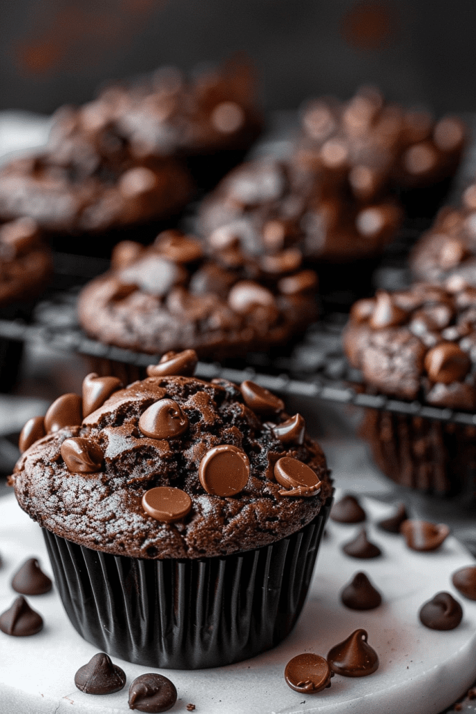 Storing Triple Chocolate Muffins