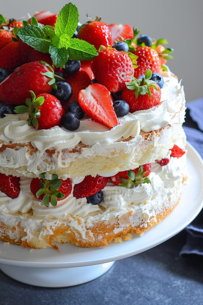 Strawberry Angel Food Cake Layered Lush Recipe