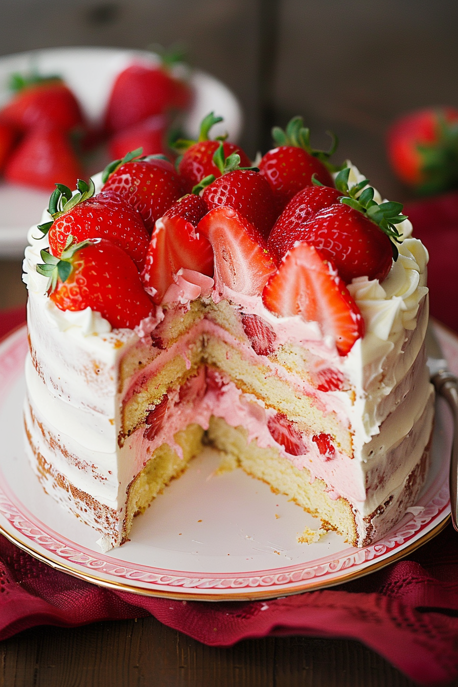 Strawberry Cake Recipes