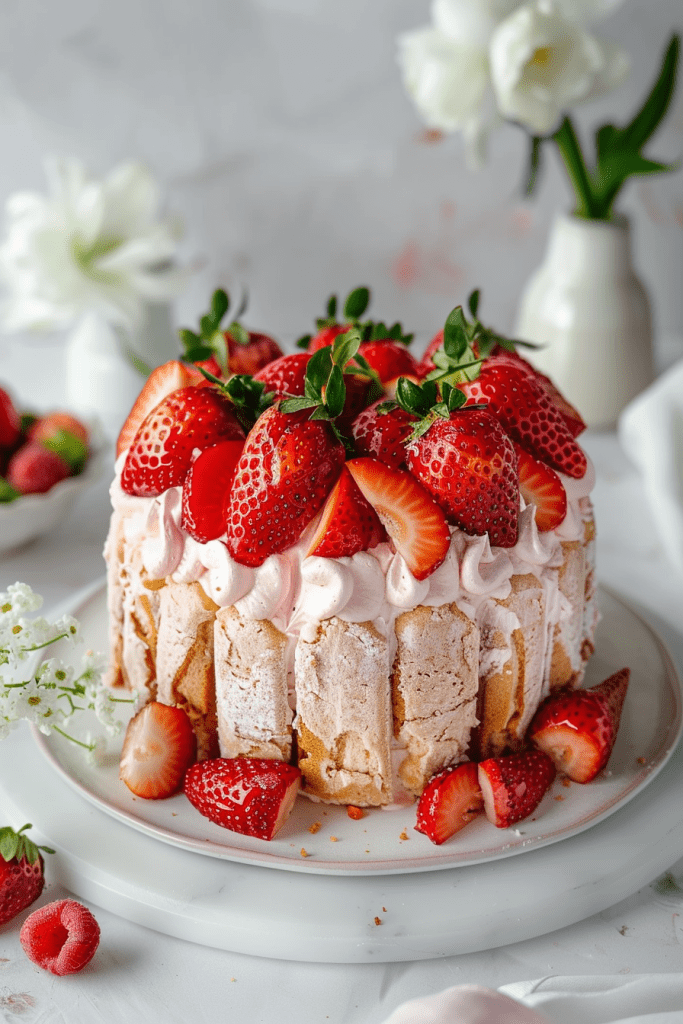 Strawberry Charlotte Cake Recipes