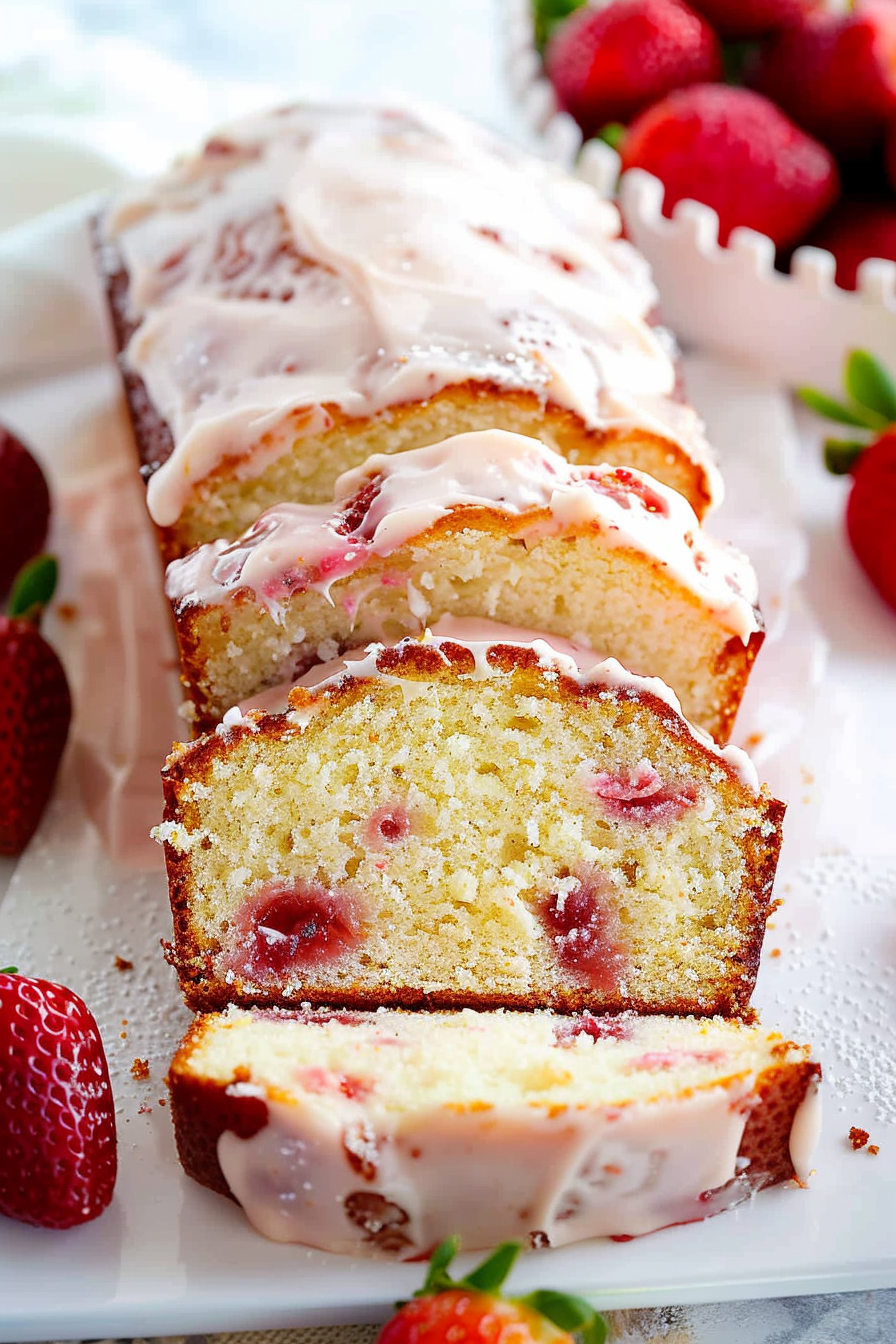 Strawberry Jam Pound Cake Recipe