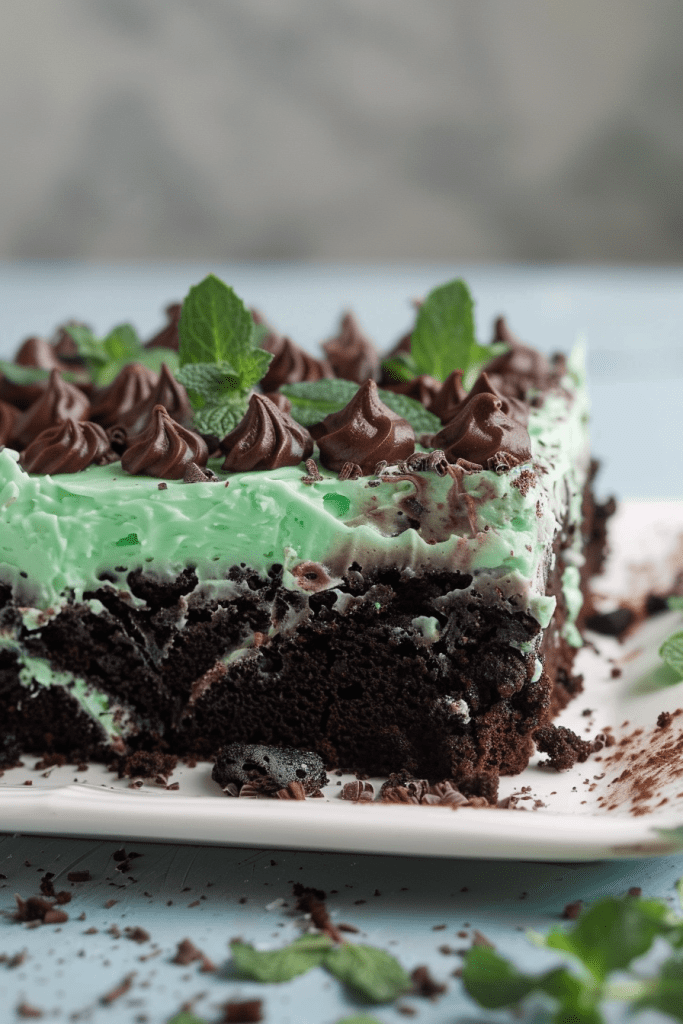 Tips for Chocolate Mint Poke Cake