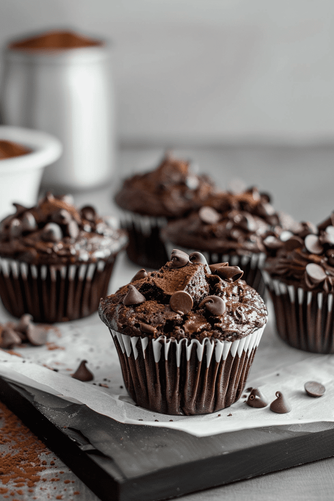 Triple Chocolate Muffins