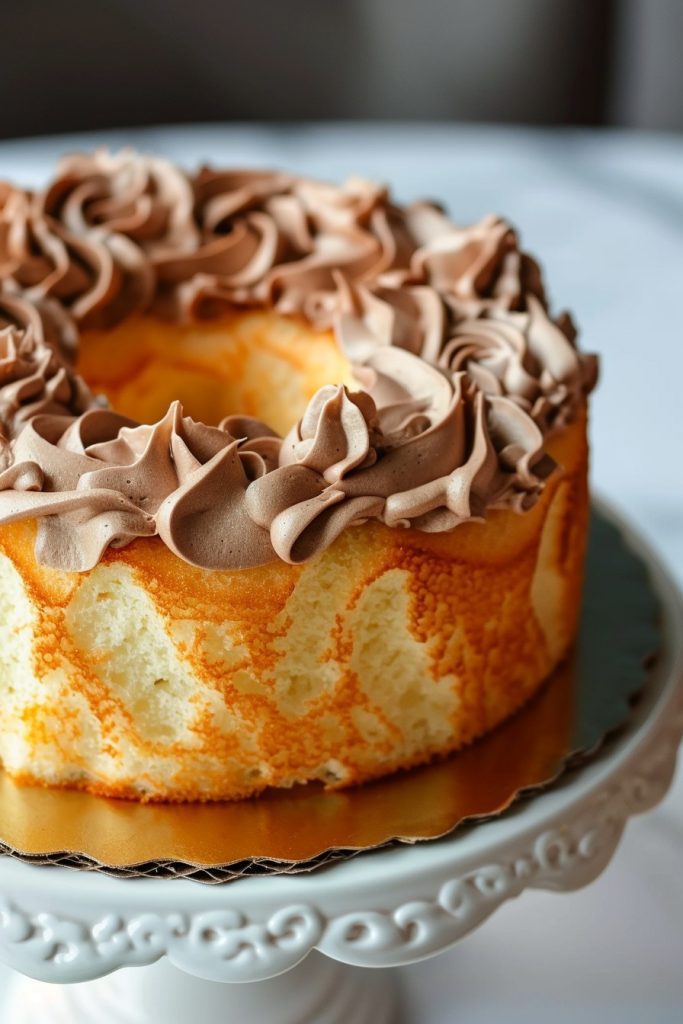 Variations French Silk Angel Food Cake