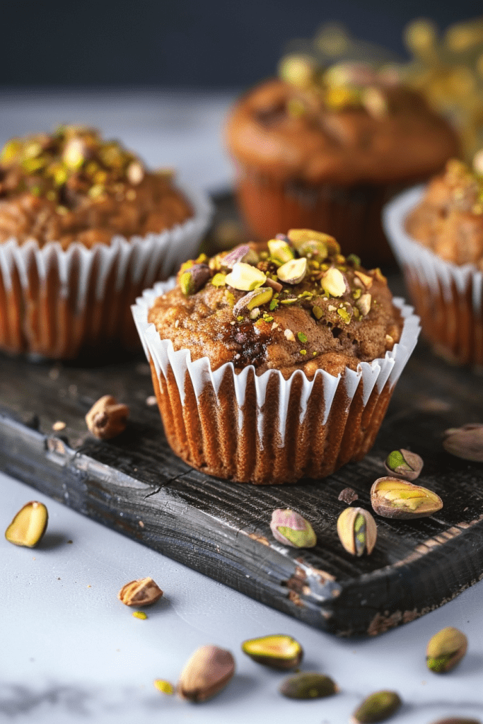 Vegan Banana Pistachio Muffins Recipe