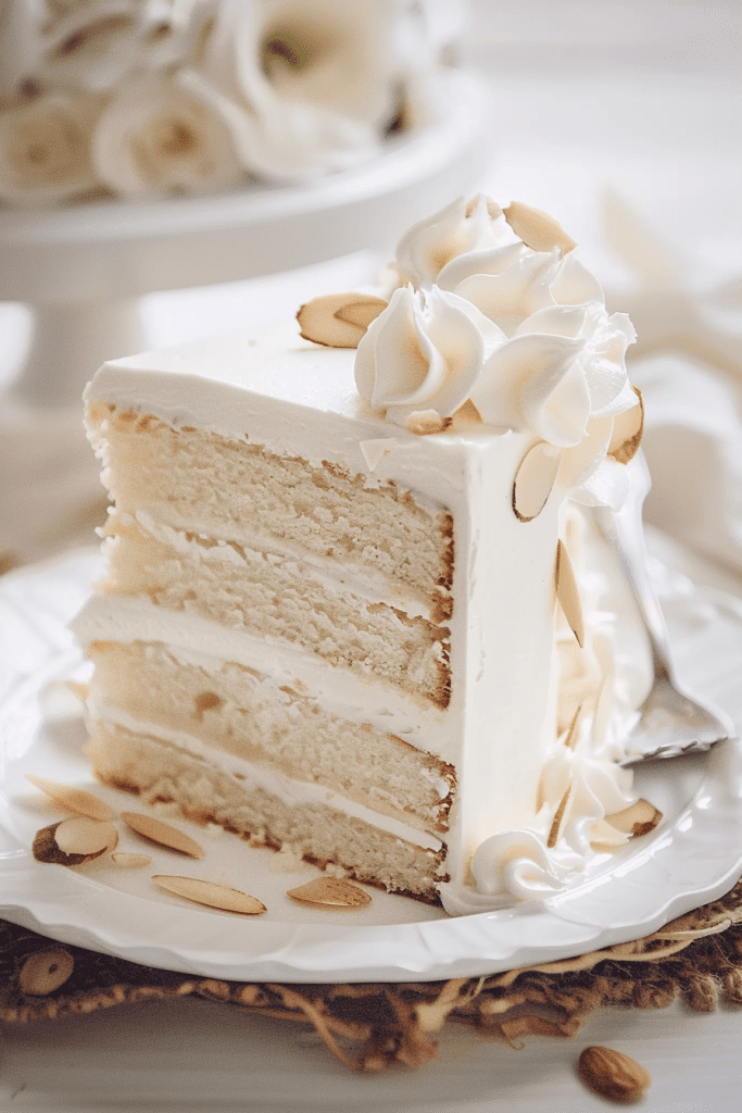 White Almond Wedding Cake Recipes