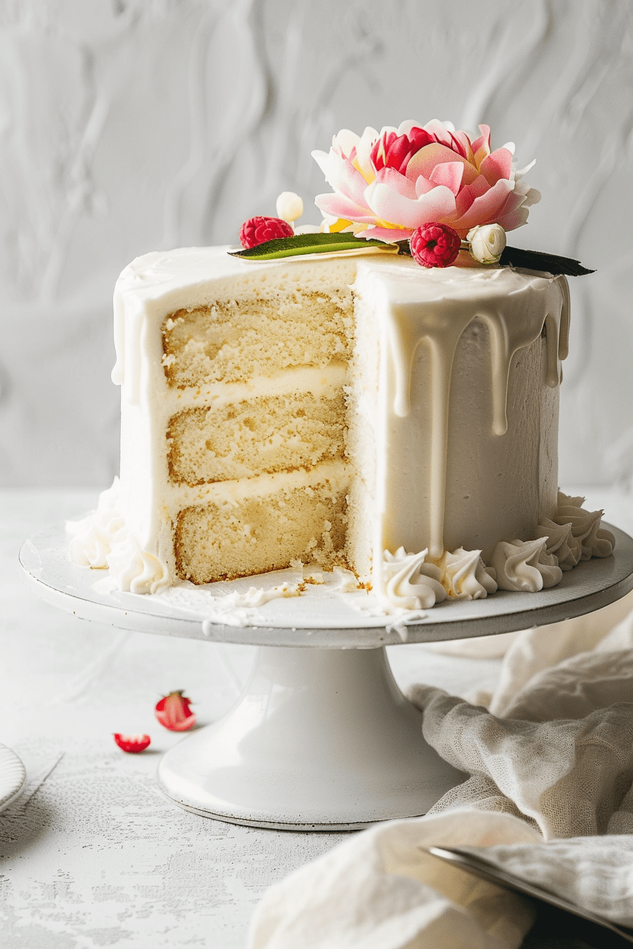 White Velvet Cake Recipe