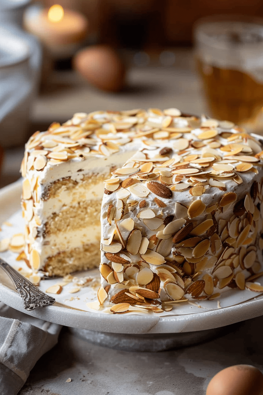 Almond Cream Cake Recipes