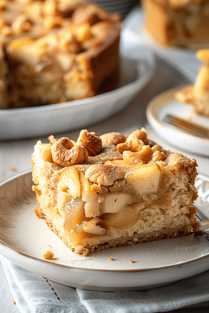 Apple Butterscotch Snack Cake