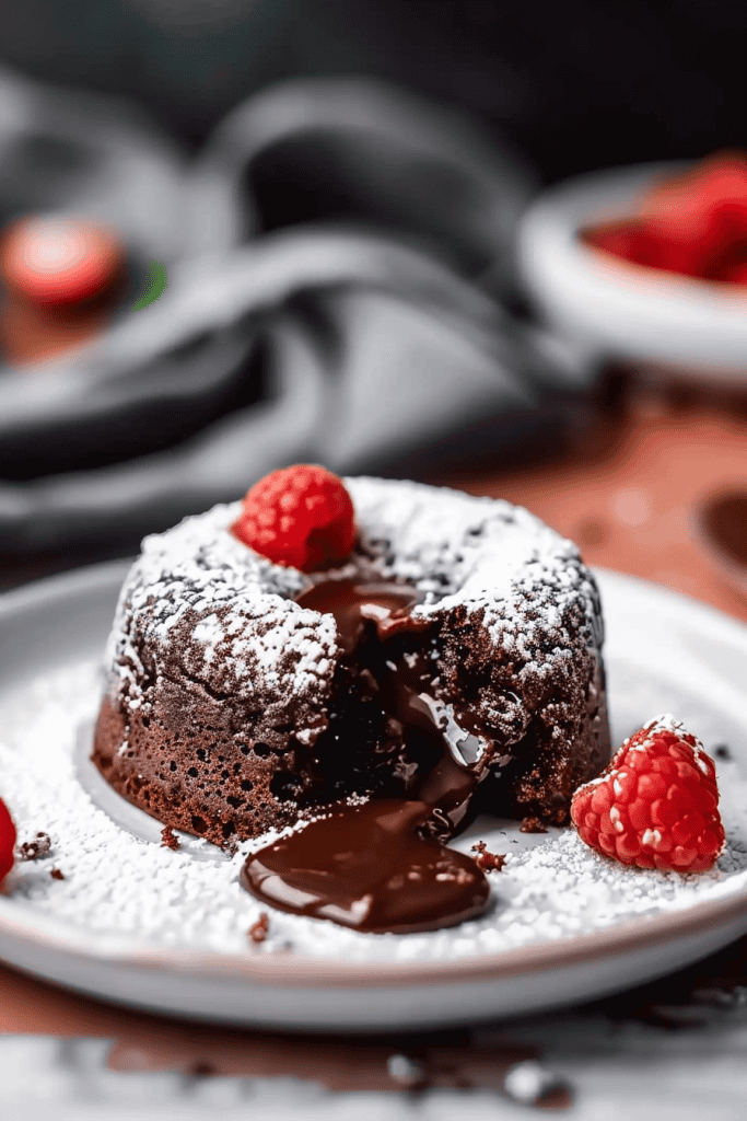 Assembling the Molten Lava Cakes