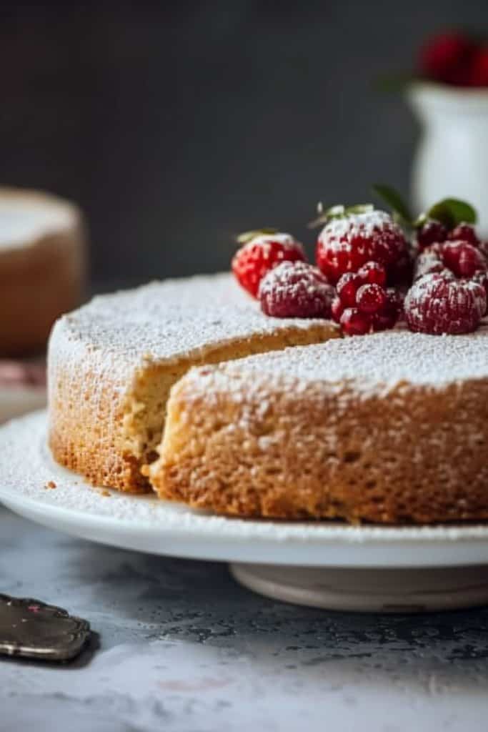 Assembling the Vegan Yogurt Cake