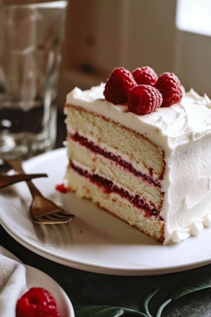 Assembling the White Chocolate Raspberry Cake from Scratch