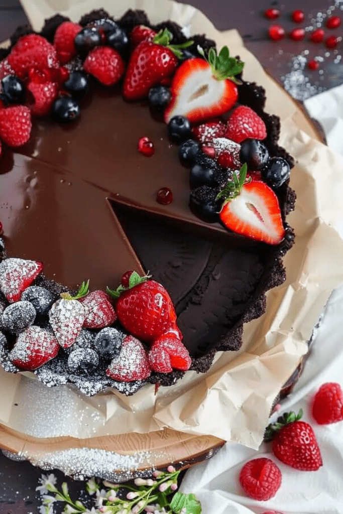 Assembly No-Bake Chocolate Tart