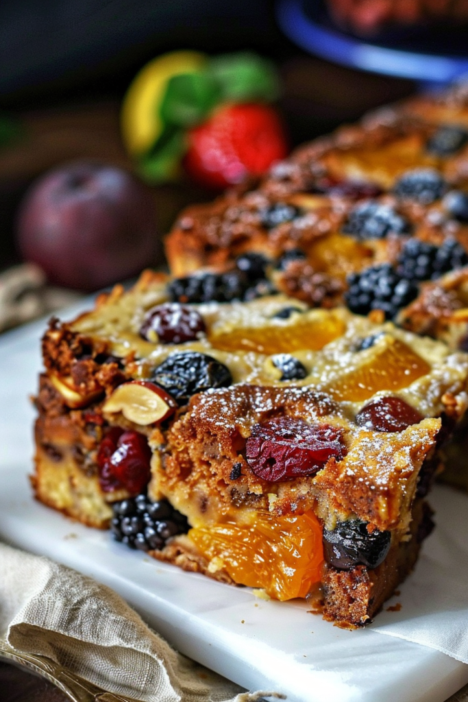 Baking 3 Ingredient Fruit Cake