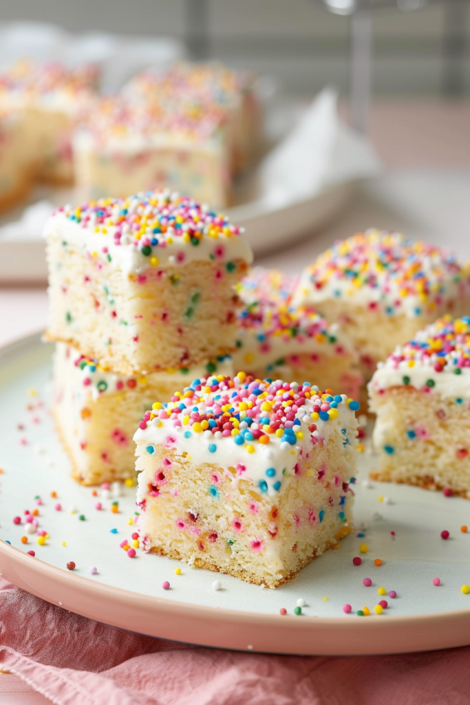 Baking Fairy Bread Lamingtons