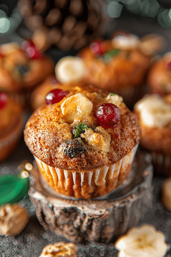 Baking Fruit Cake Muffin