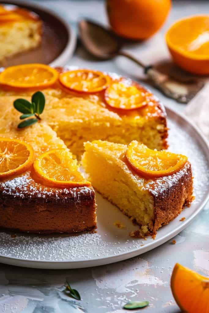 Baking Greek Orange Cake