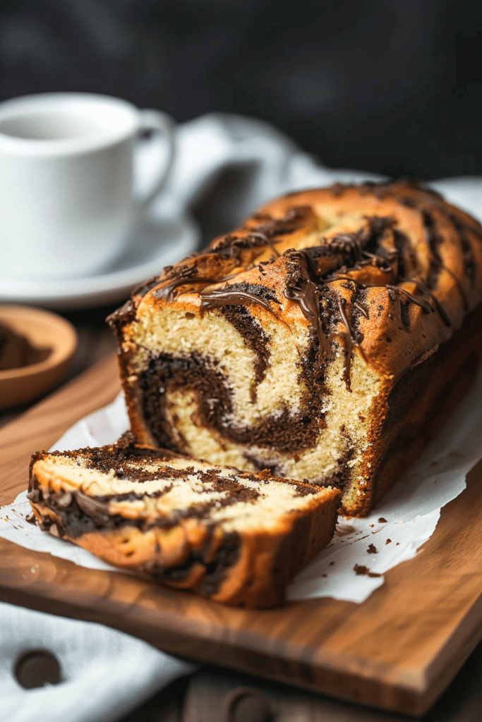 Baking Nutella Swirl Pound Cake