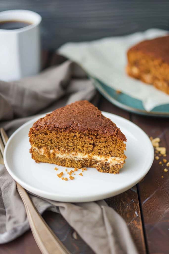 Baking the Parkin Cake