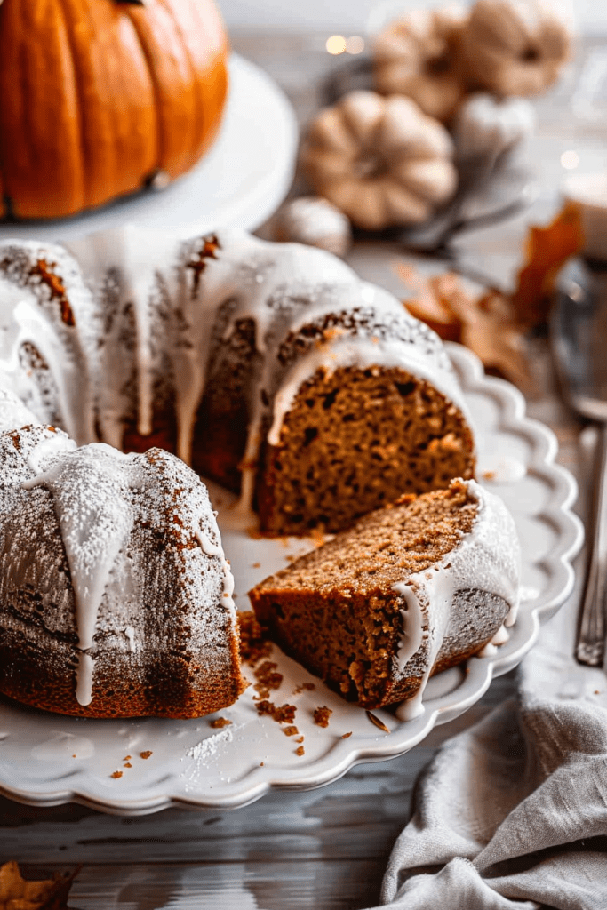 Baking Pumpkin Spice Bundt Cake